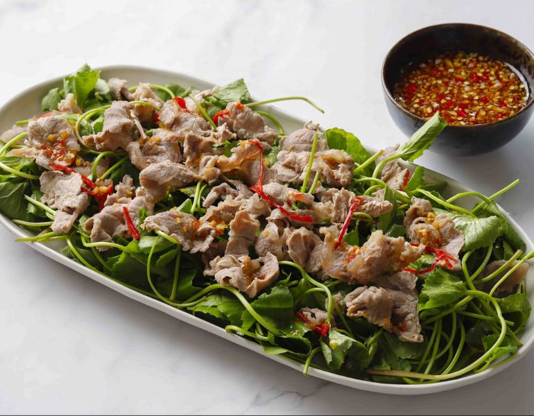 Cách làm gỏi rau má thịt bò Cách làm gỏi rau má thịt bò