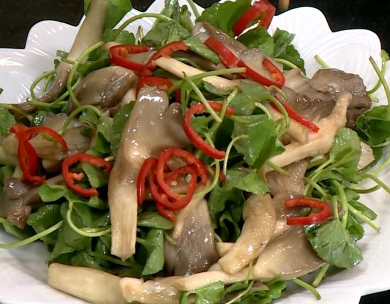 Cách làm gỏi rau má chay Cách làm gỏi rau má chay