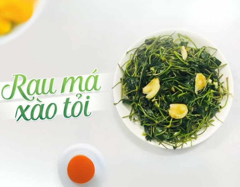 Mẹo làm món rau má xào tỏi ngon Mẹo làm món rau má xào tỏi ngon