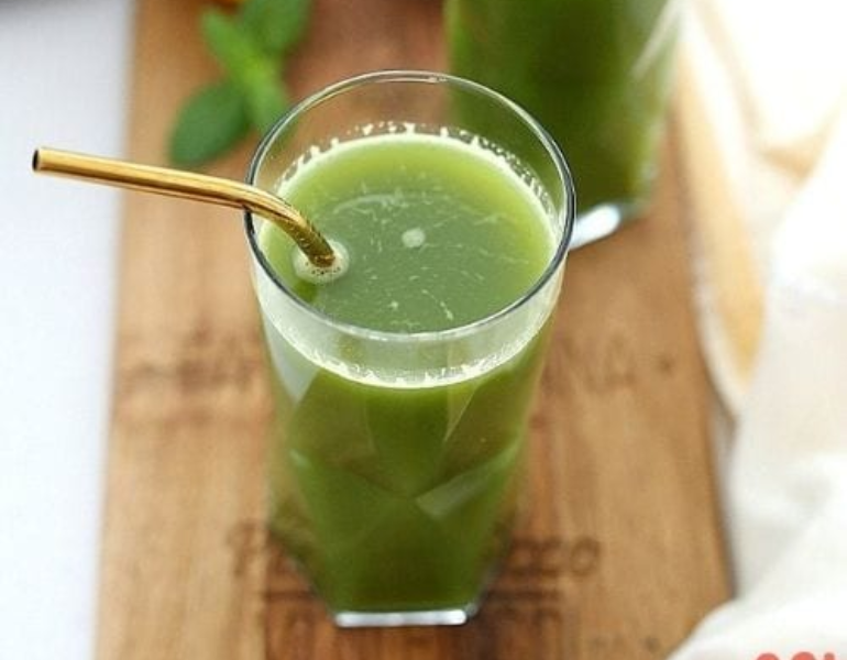 Detox bằng rau má nguyên chất Detox bằng rau má nguyên chất