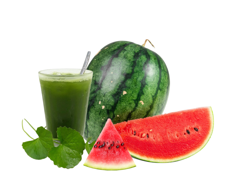 Detox rau má dưa hấu Detox rau má dưa hấu