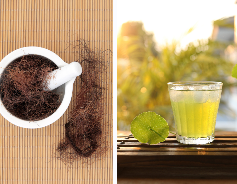 Nước râu ngô kết hợp với rau má giải độc gan Nước râu ngô kết hợp với rau má giải độc gan