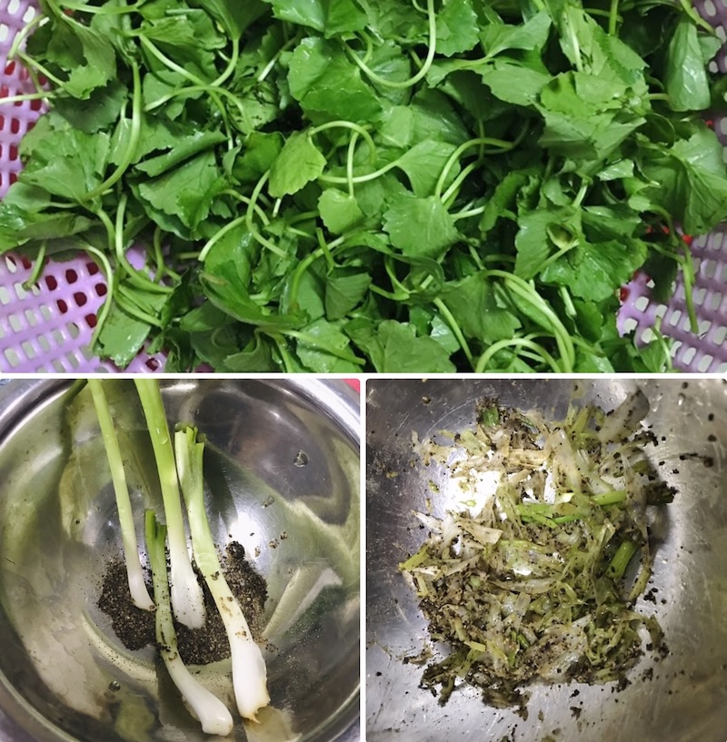 Cách nấu canh rau má thịt bằm cach nau canh rau ma thit bam