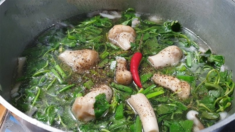 canh rau ma nam