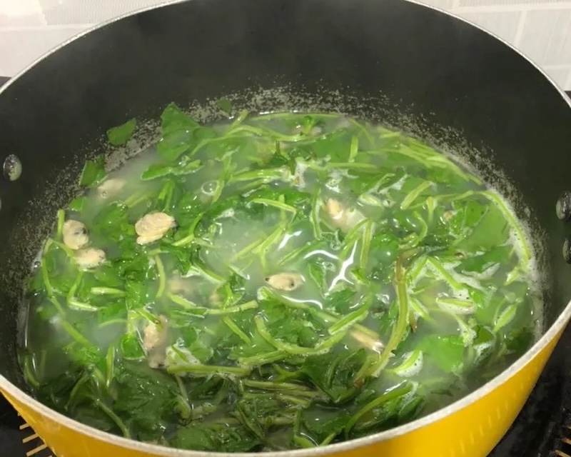 cách nấu canh rau má nấu nghêu cach nau canh rau ma nau ngheu