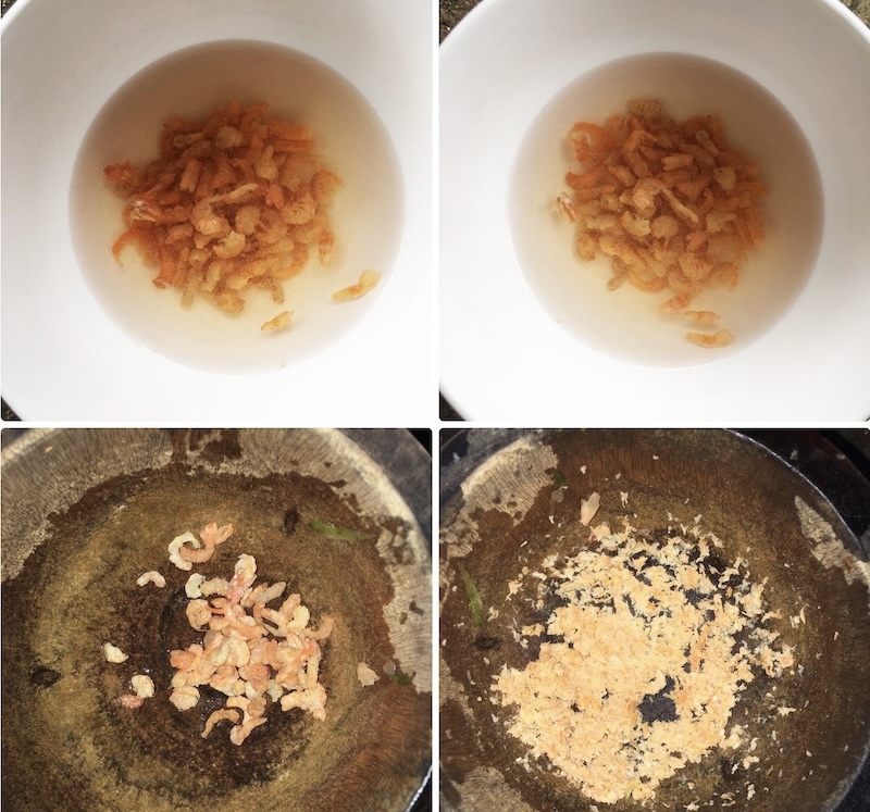 Cách nấu canh rau má nấu tôm khô