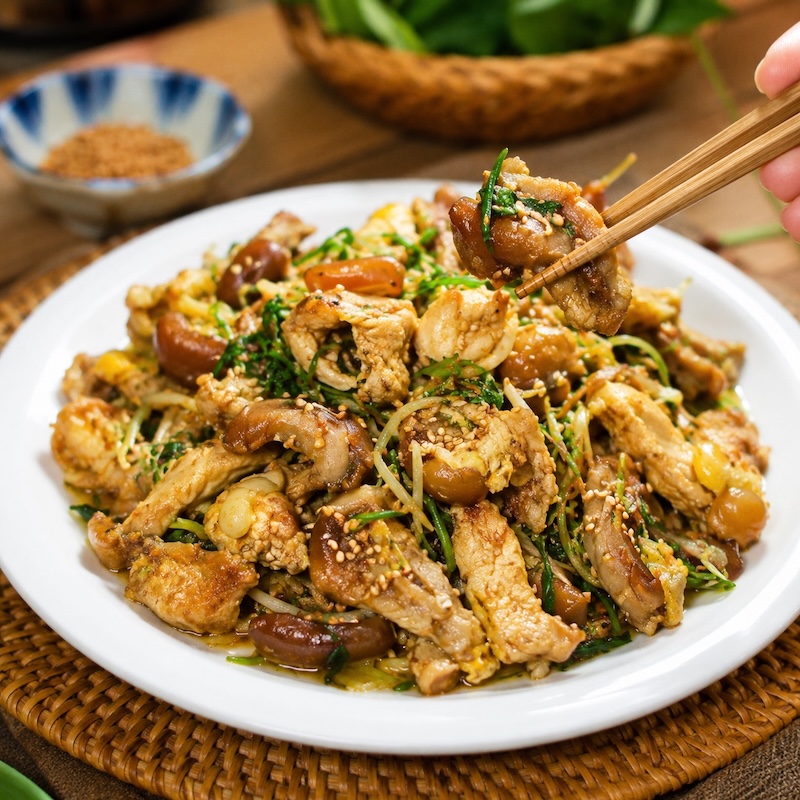 Cách làm Thịt thỏ xào rau má cach lam thit tho xao rau ma