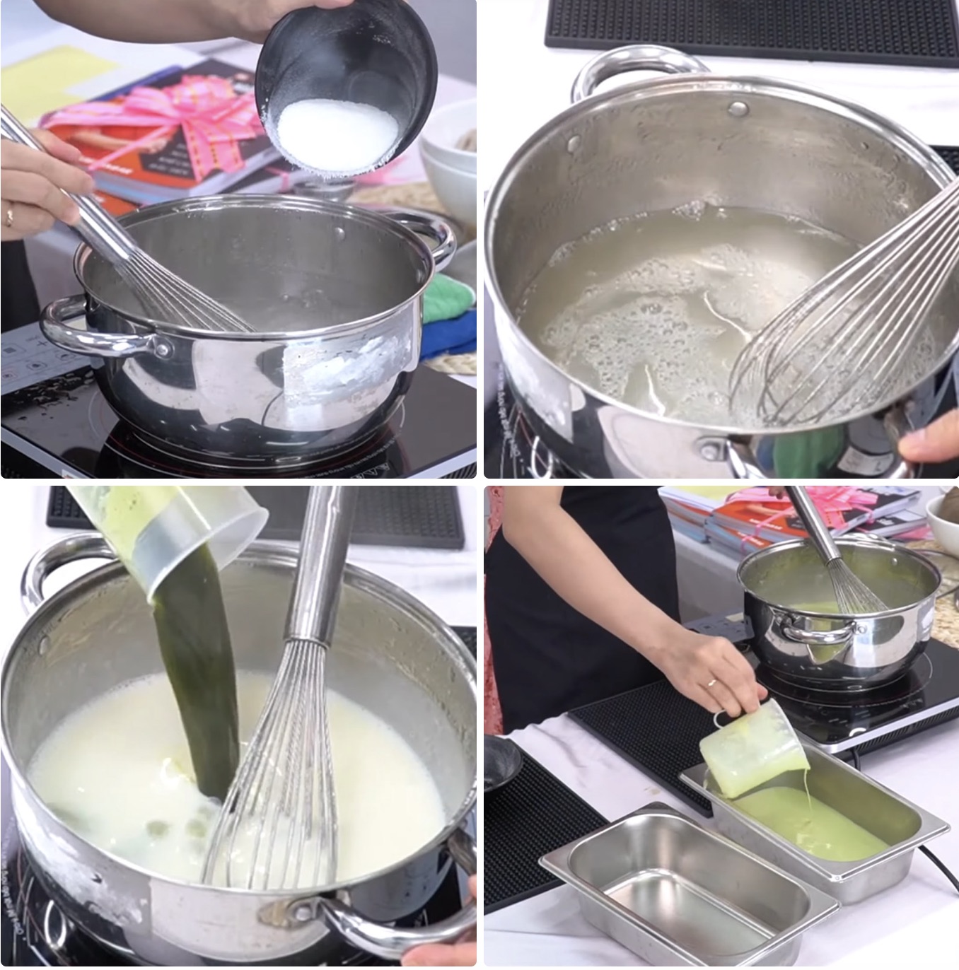 Cách làm trà sữa rau má cach lam tra sua rau ma