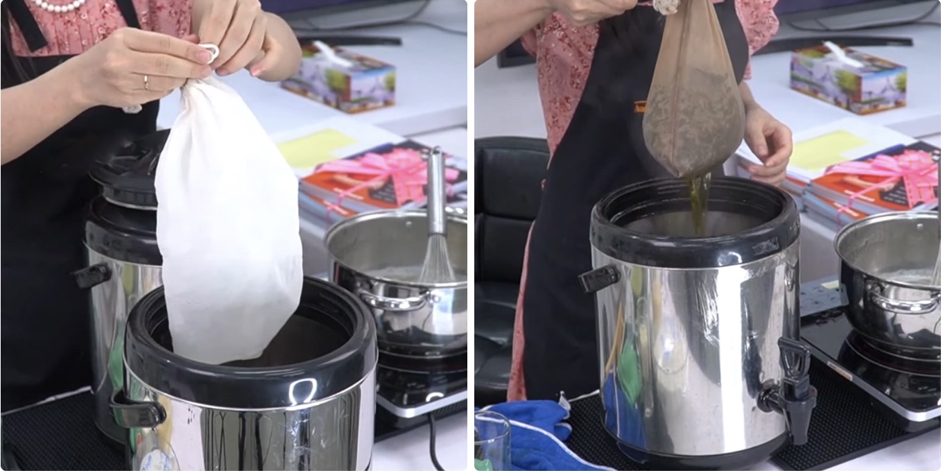Cách làm trà sữa rau má cach lam tra sua rau ma