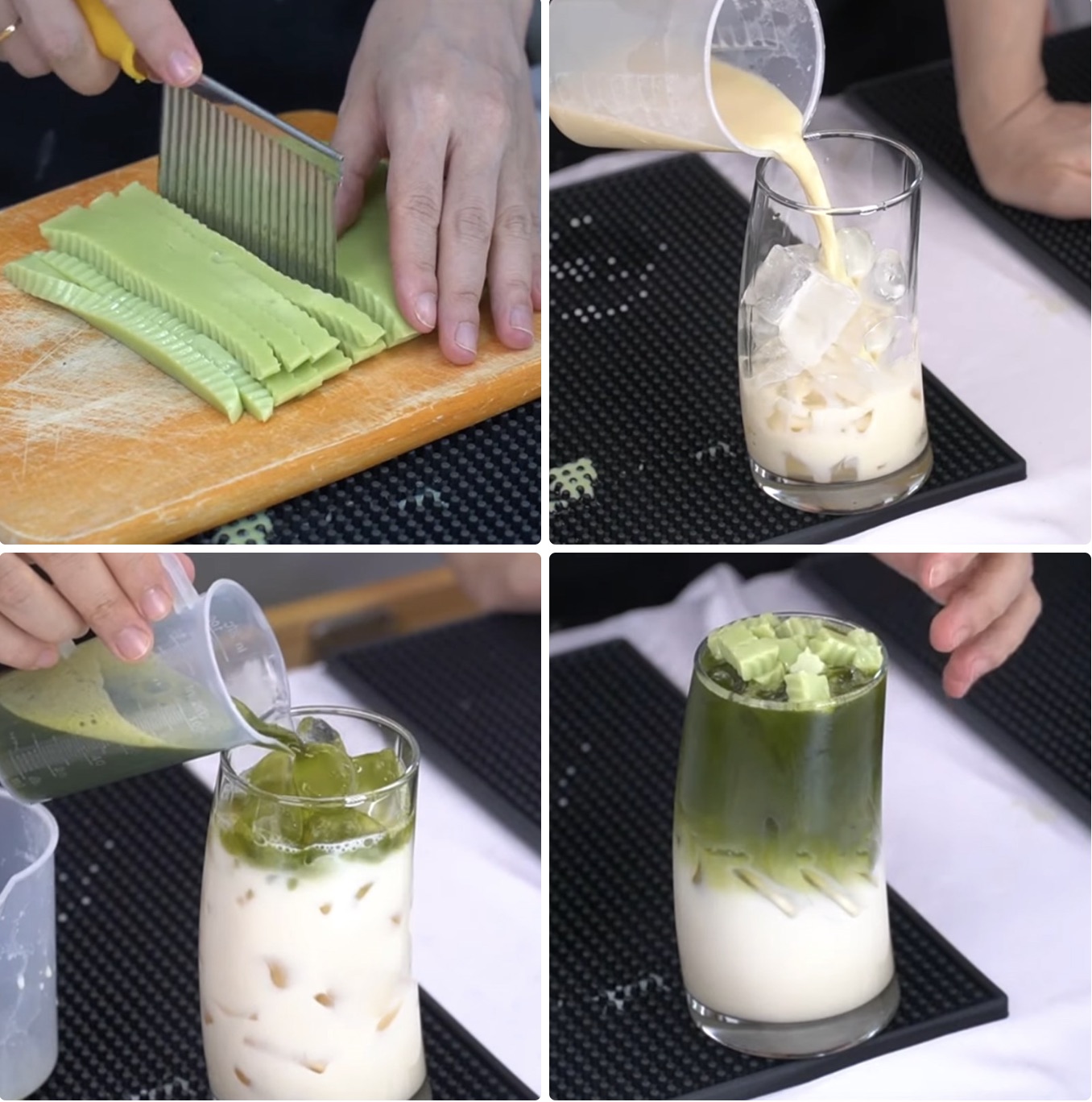 Cách làm trà sữa rau má cach lam tra sua rau ma