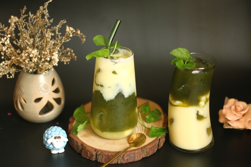 100ml nuoc rau ma dau xanh bao nhieu calo