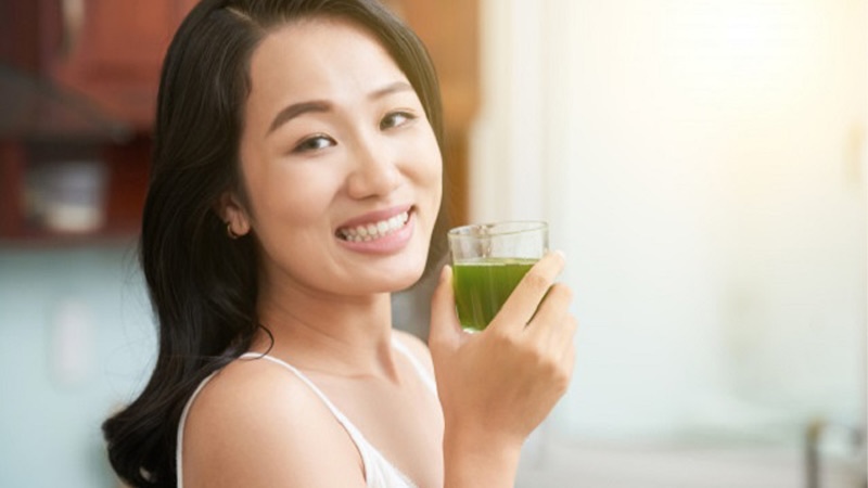 rau má có tác dụng gì cho da mặt