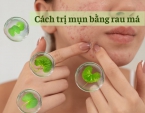 Cách trị mụn bằng rau má đơn giản tại nhà Cách trị mụn bằng rau má đơn giản tại nhà