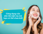 Công dụng của sữa rửa mặt rau má mà bạn có thể chưa biết Công dụng của sữa rửa mặt rau má mà bạn có thể chưa biết