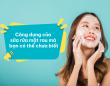 Công dụng của sữa rửa mặt rau má mà bạn có thể chưa biết Công dụng của sữa rửa mặt rau má mà bạn có thể chưa biết